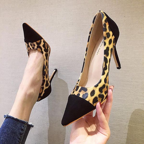 dress shoes leopard women high heels elegant office pumps woman female animal print pointed toe luxury singles ladies, Black
dress shoes leopard women high heels elegant office pumps woman female animal print pointed toe luxury singles ladies, Black