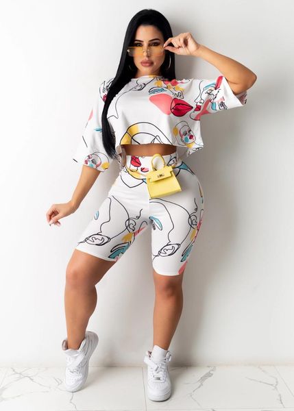 women's tracksuits fashion trendy casual clothing, outdoor home round neck print short sleeve shorts spring and summer two-piece suit, Gray
women's tracksuits fashion trendy casual clothing, outdoor home round neck print short sleeve shorts spring and summer two-piece suit, Gray