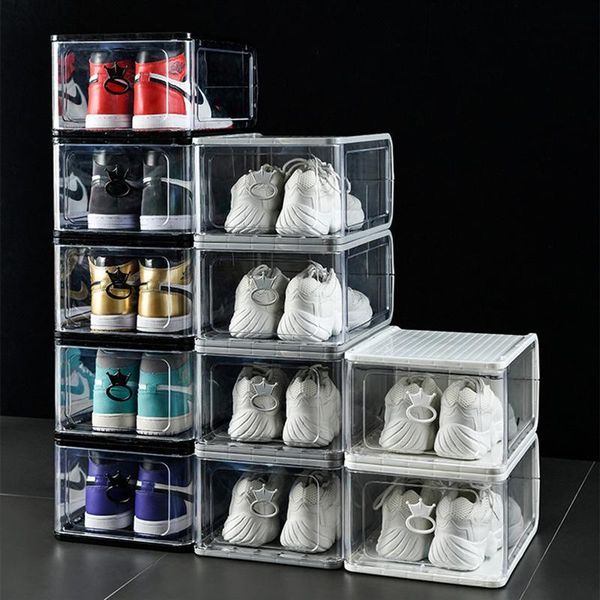 clothing & wardrobe storage 4pcs stackable plastic shoes boxes thicken transparent container dustproof organizer for home bedroom
clothing & wardrobe storage 4pcs stackable plastic shoes boxes thicken transparent container dustproof organizer for home bedroom