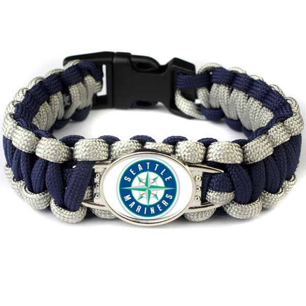 charm bracelets 10pcs/lot baseball sports bracelet seattle charms mariners leather bangle paracord survival, Golden;silver
charm bracelets 10pcs/lot baseball sports bracelet seattle charms mariners leather bangle paracord survival, Golden;silver