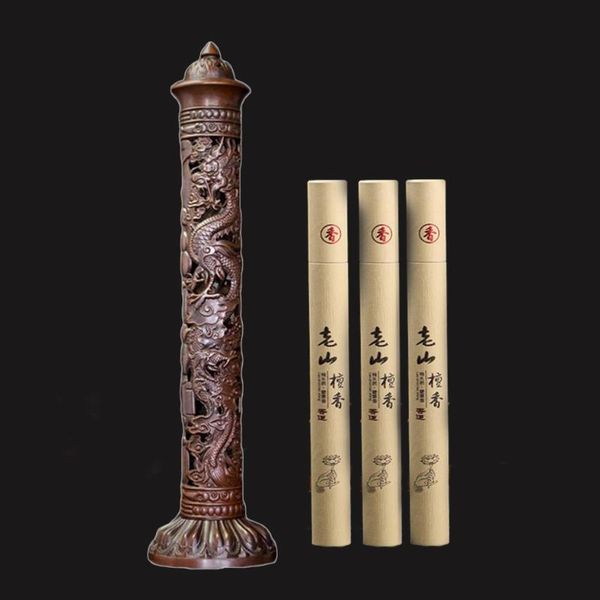 upright pillars censer alloy stick incense burner with 3pcs incens antique dragon phoenix copper ornaments fragrance lamps
upright pillars censer alloy stick incense burner with 3pcs incens antique dragon phoenix copper ornaments fragrance lamps