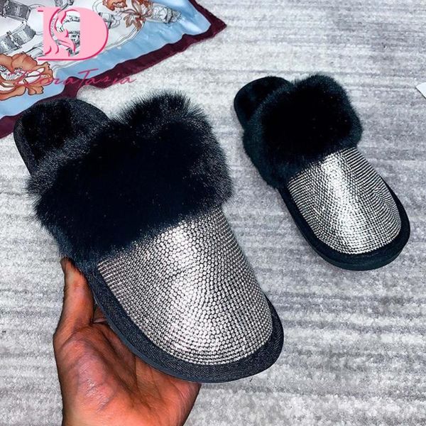 doratasia fashion ladies winter warm fur slippers thick plush crystal women indoor comfort casual shoes woman, Black
doratasia fashion ladies winter warm fur slippers thick plush crystal women indoor comfort casual shoes woman, Black
