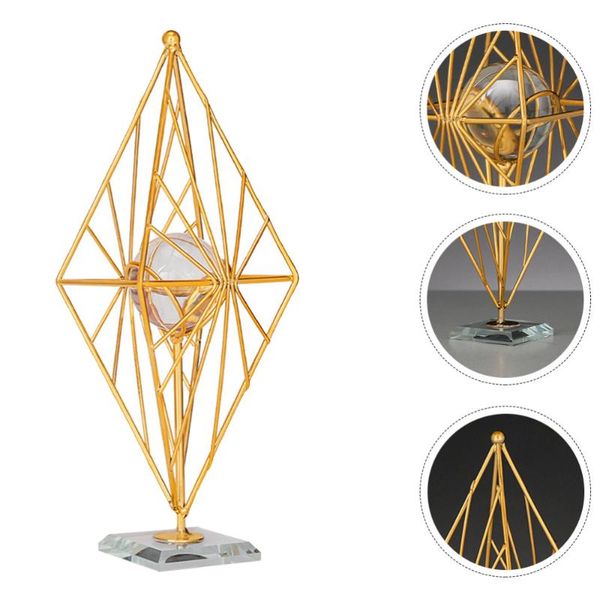 novelty items 1pc nordic style deskornament iron craft crystal decoration
novelty items 1pc nordic style deskornament iron craft crystal decoration