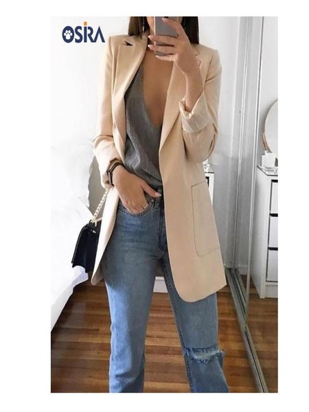 women's suits & blazers 2021 solid color fashion casual suit collar long sleeve slim temperament coat women large size streetwear cloth, White;black
women's suits & blazers 2021 solid color fashion casual suit collar long sleeve slim temperament coat women large size streetwear cloth, White;black