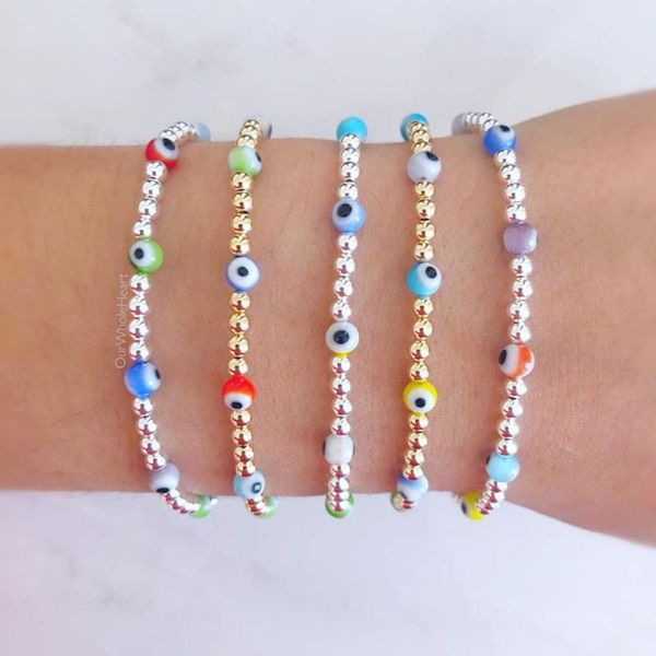 charm bracelets fashion beads demon evil eye beaded bracelet for women boho vharm couple jewelry friends accessories bijoux femme 2021, Golden;silver
charm bracelets fashion beads demon evil eye beaded bracelet for women boho vharm couple jewelry friends accessories bijoux femme 2021, Golden;silver