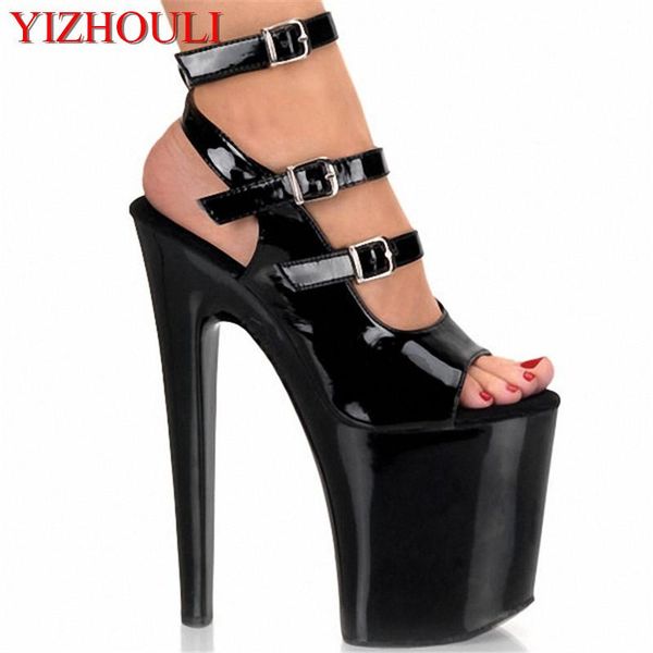 fashion performance pole dancing club dinner high heels, paint sandals 20 cm heel height, Black
fashion performance pole dancing club dinner high heels, paint sandals 20 cm heel height, Black