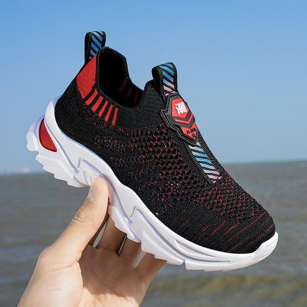 athletic & outdoor mesh slip-on kids fashion sport shoes boys running sneakers breathable casual children walking 7-13 years, Black
athletic & outdoor mesh slip-on kids fashion sport shoes boys running sneakers breathable casual children walking 7-13 years, Black