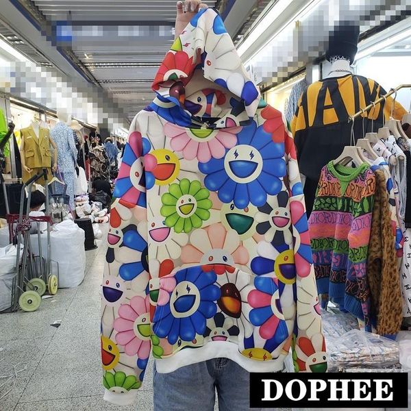 women's hoodies & sweatshirts streetwear hoodie women 2021 autumn multi-color sunflower full printed mid-length sweatshirt students loo, Black
women's hoodies & sweatshirts streetwear hoodie women 2021 autumn multi-color sunflower full printed mid-length sweatshirt students loo, Black