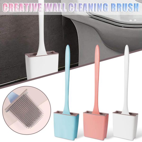 silicone wc toilet brush flat head flexible soft bristles with quick drying holder set cleaning for accessories bath accessory
silicone wc toilet brush flat head flexible soft bristles with quick drying holder set cleaning for accessories bath accessory