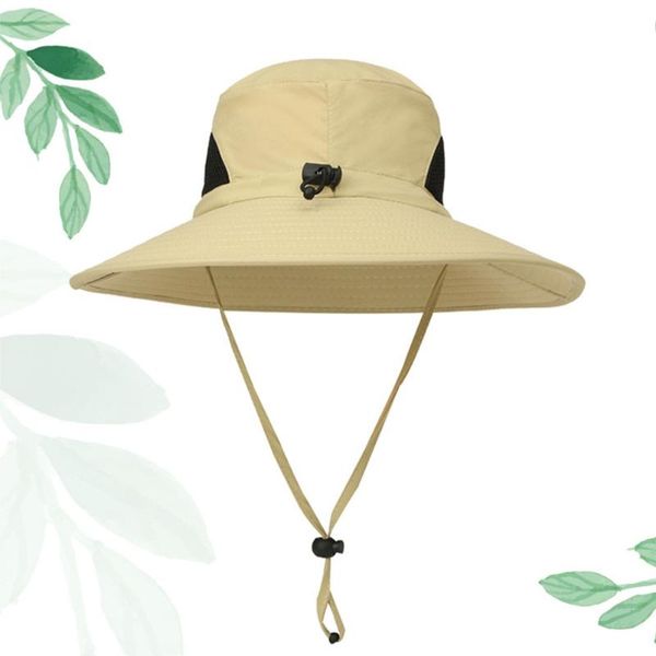 cloches waterproof breathable with adjustable strap fishing beach uv protection mesh crown outdoor wide brim foldable men bucket hat, Blue;gray
cloches waterproof breathable with adjustable strap fishing beach uv protection mesh crown outdoor wide brim foldable men bucket hat, Blue;gray