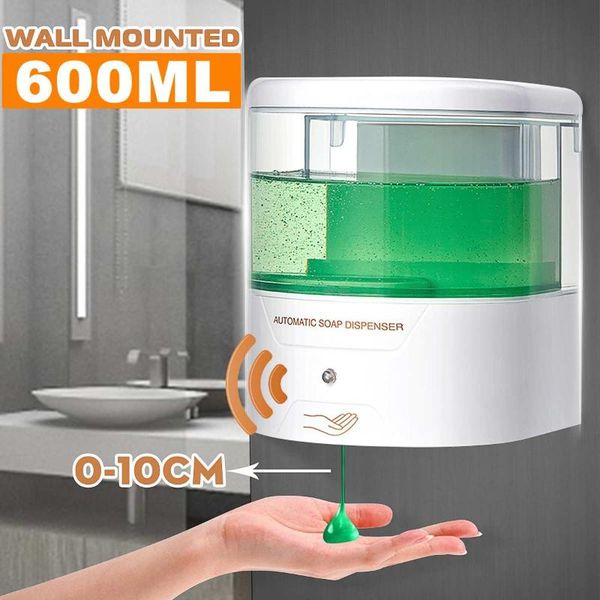 600ml capacity automatic soap dispenser touchless sensor hand sanitizer detergent wall mounted for bathroom kitchen liquid
600ml capacity automatic soap dispenser touchless sensor hand sanitizer detergent wall mounted for bathroom kitchen liquid
