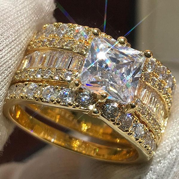 wedding rings luxury female square crystal stone ring set charm gold silver color for women promise white zircon engagement, Slivery;golden
wedding rings luxury female square crystal stone ring set charm gold silver color for women promise white zircon engagement, Slivery;golden