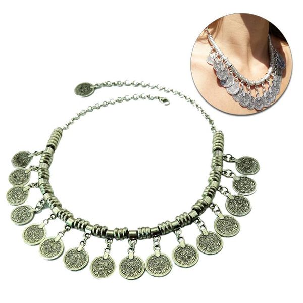 women stylish pretty boho fashion ethnic statement bib pendant collar choker coin necklace xin- chokers, Golden;silver
women stylish pretty boho fashion ethnic statement bib pendant collar choker coin necklace xin- chokers, Golden;silver