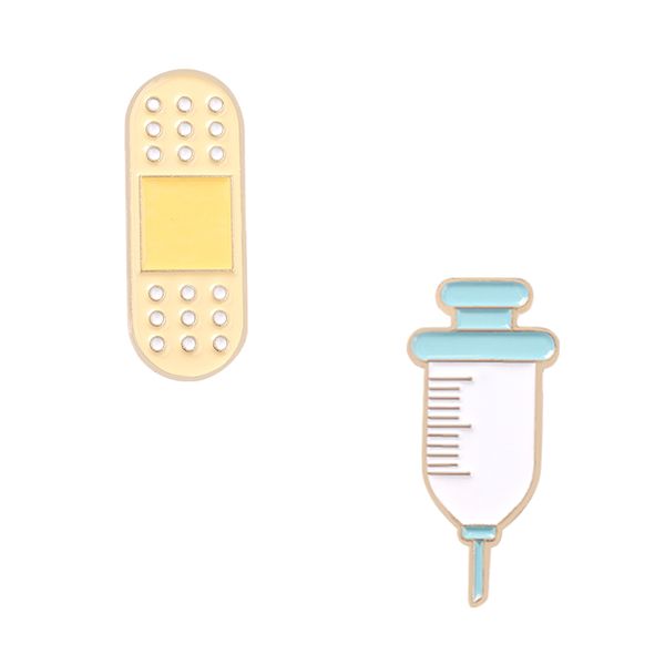 syringe band aid enamel pins medical brooches nurse doctor metal badges shirt lapel bag jewelry gift for kids friends, Gray
syringe band aid enamel pins medical brooches nurse doctor metal badges shirt lapel bag jewelry gift for kids friends, Gray