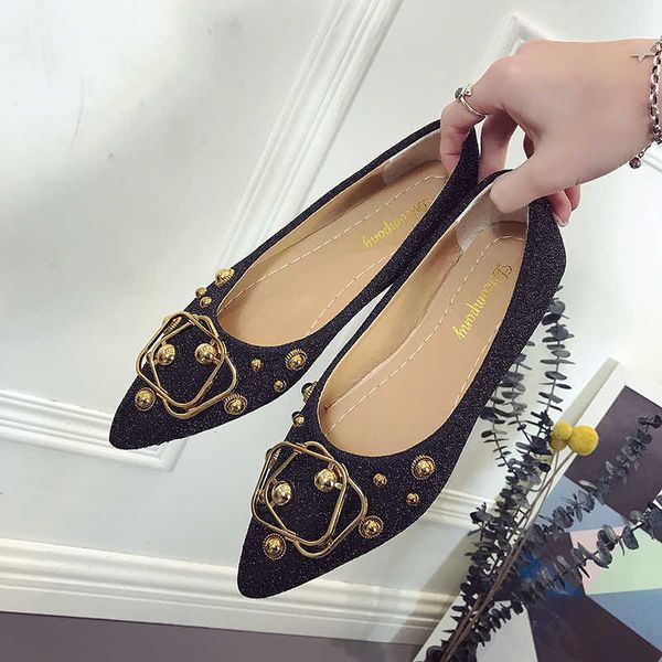 dress shoes plus size women's fashionable sweet-colored shoes tip flats casual ballet princess slippers zapatos de mujer 6zdj, Black
dress shoes plus size women's fashionable sweet-colored shoes tip flats casual ballet princess slippers zapatos de mujer 6zdj, Black
