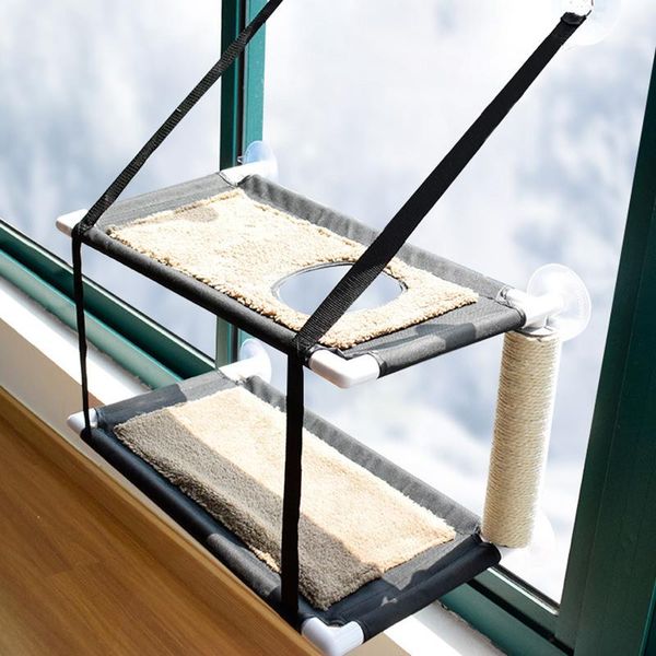 cat beds & furniture durable safety pet bed handing hammock space saving with suction-cup windowsill mat for cats
cat beds & furniture durable safety pet bed handing hammock space saving with suction-cup windowsill mat for cats