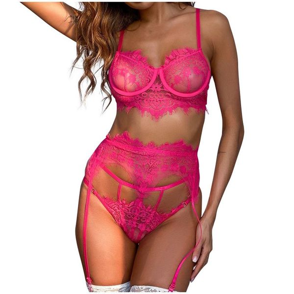 bras sets fashion lace mujer lingerie underwear sleepwear g-string pajamas garter women summer wireless bra, Red;black
bras sets fashion lace mujer lingerie underwear sleepwear g-string pajamas garter women summer wireless bra, Red;black