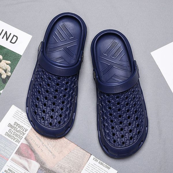wholesale 2023 new men flat slippers platform no brand outdoor beach hole shoes summer fashion personality non-slip sandals eur n-slip, Black
wholesale 2023 new men flat slippers platform no brand outdoor beach hole shoes summer fashion personality non-slip sandals eur n-slip, Black