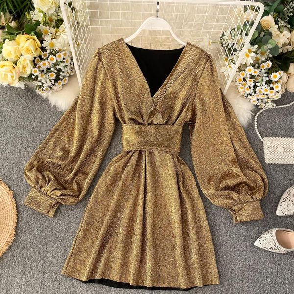 casual dresses gowyimmes 2021 autumn slim vintage women gold dress lady long sleeve liangsi party vestidos mini bottomings pd658, Black;gray
casual dresses gowyimmes 2021 autumn slim vintage women gold dress lady long sleeve liangsi party vestidos mini bottomings pd658, Black;gray