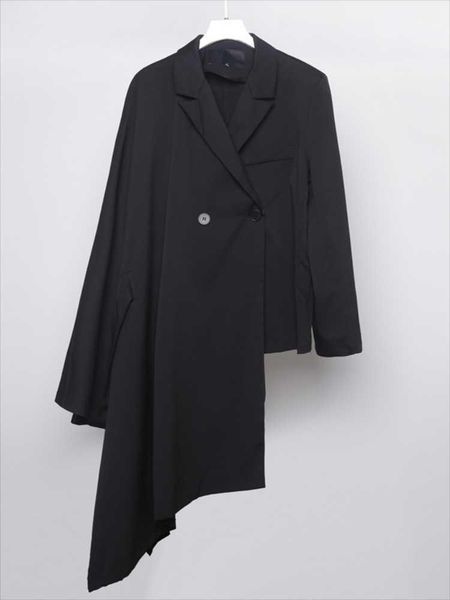 men's suits & blazers casual suit jacket autumn winter brunet lapel personality irregular asymmetric design fashion trend coat, White;black
men's suits & blazers casual suit jacket autumn winter brunet lapel personality irregular asymmetric design fashion trend coat, White;black