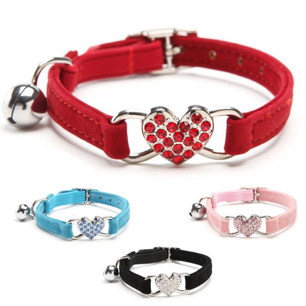 cat collars & leads love flocking color rhinestones collar puppies dog safety elastic adjustable charm and bell soft velvet material pet
cat collars & leads love flocking color rhinestones collar puppies dog safety elastic adjustable charm and bell soft velvet material pet