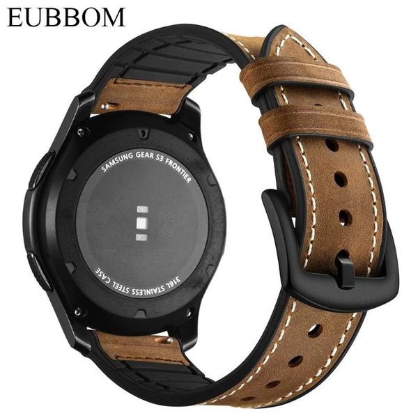 watch bands for galaxy 46mm, leather straps samsung gear s3 frontier band 22mm smartwatch bracelets replacement sport strap gtr, Black;brown
watch bands for galaxy 46mm, leather straps samsung gear s3 frontier band 22mm smartwatch bracelets replacement sport strap gtr, Black;brown