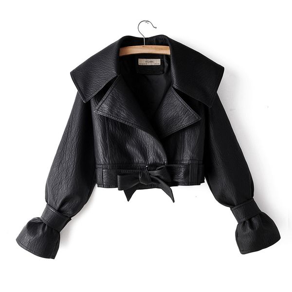 deat spring autumn new products fashion big lapel versatile locomotive pu leather jacket female pb051 200919, Black;brown
deat spring autumn new products fashion big lapel versatile locomotive pu leather jacket female pb051 200919, Black;brown