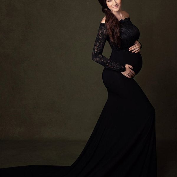 pregnancy dress for p shoot maternity pgraphy props lace maxi gown dress plus size pregnant women clothes, Black;gray
pregnancy dress for p shoot maternity pgraphy props lace maxi gown dress plus size pregnant women clothes, Black;gray