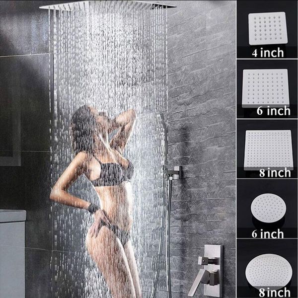 bathroom shower sets stainless steel showerhead ultra-thin chrome rainfall heads faucets round square high pressure bath faucet
bathroom shower sets stainless steel showerhead ultra-thin chrome rainfall heads faucets round square high pressure bath faucet