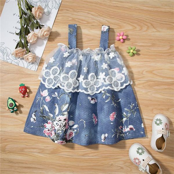 girl's dresses kids princess dress, girls lace trim flower print sleeveless slip dress for summer, denim blue, 3-24 months, Red;yellow
girl's dresses kids princess dress, girls lace trim flower print sleeveless slip dress for summer, denim blue, 3-24 months, Red;yellow