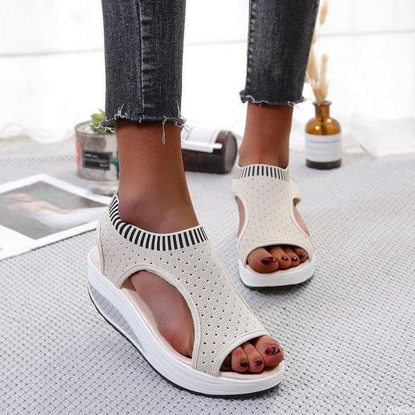 sandals 2021 women's wedges footwear summer platform women shoes female slip on peep toe knitted ladies sneakers casual, Black
sandals 2021 women's wedges footwear summer platform women shoes female slip on peep toe knitted ladies sneakers casual, Black