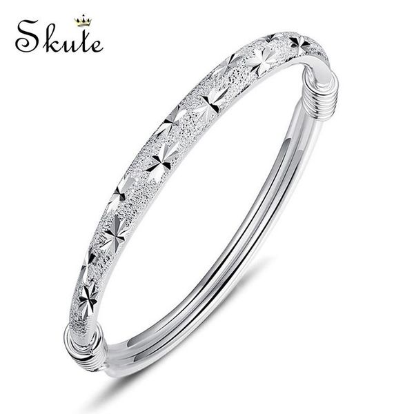 skute vintage fashion starry adjustable bangles for women 925 jewelry exquisite silver plated bracelet romantic valentine gift bangle, Black
skute vintage fashion starry adjustable bangles for women 925 jewelry exquisite silver plated bracelet romantic valentine gift bangle, Black