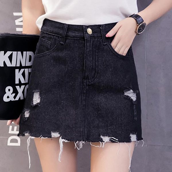 skirts women's a- character short denim skirt female anti-naked burrs hip hole jeans woman fashion summer casual, Black
skirts women's a- character short denim skirt female anti-naked burrs hip hole jeans woman fashion summer casual, Black