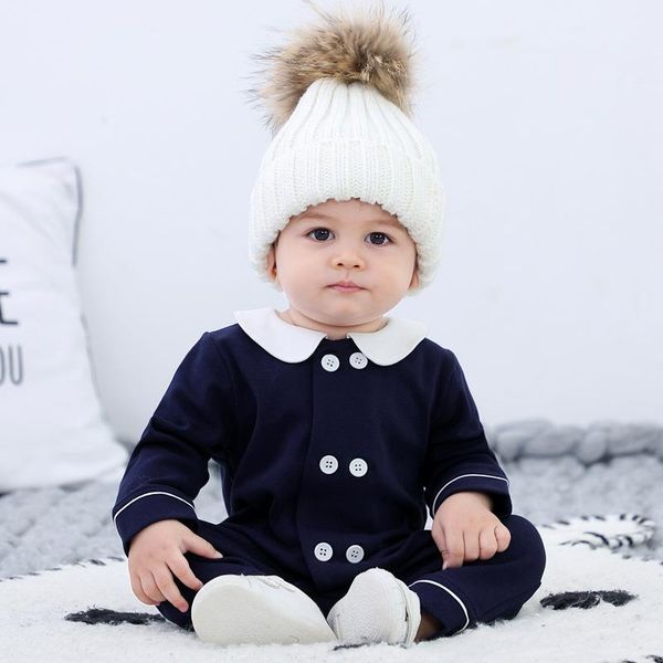 3-24m infant cotton long-sleeved one-piece clothes spring and autumn boy baby lapel double-breasted romper kids outing jumpsuit jumpsuits, Blue
3-24m infant cotton long-sleeved one-piece clothes spring and autumn boy baby lapel double-breasted romper kids outing jumpsuit jumpsuits, Blue