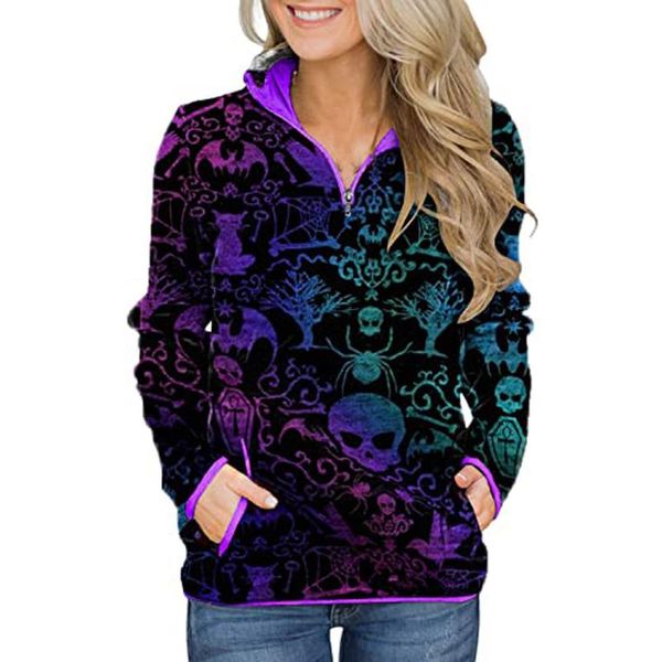 women's t-shirt funny pumpkin print hoodie halloween lantern ghost shirts hooded long sleeves autumn pullover streetwear, White
women's t-shirt funny pumpkin print hoodie halloween lantern ghost shirts hooded long sleeves autumn pullover streetwear, White