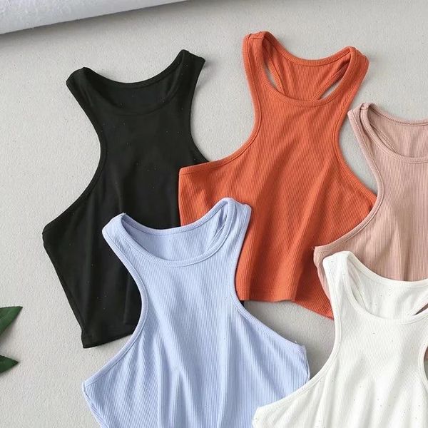 blogger european and american women camis clothing summer sports sling slim short threaded i shaped vest, White
blogger european and american women camis clothing summer sports sling slim short threaded i shaped vest, White