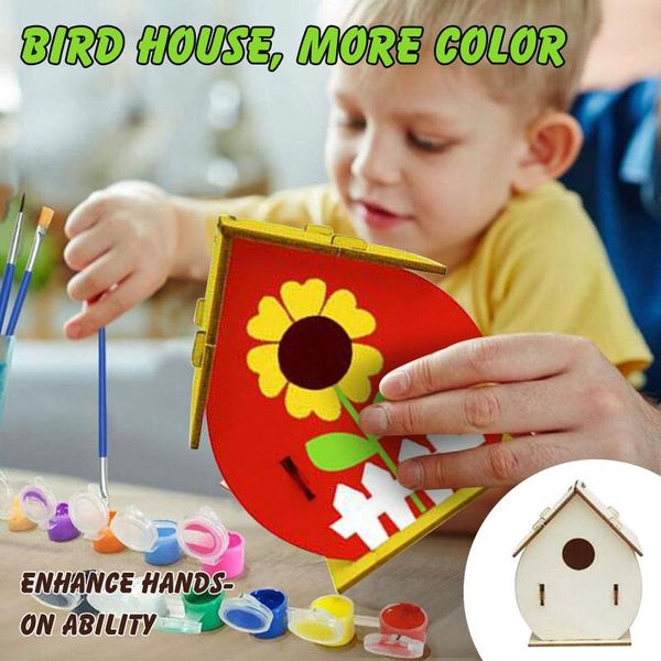 wooden handwork diy bird house doodle set garden tree pendant decoration hand painted crafts graffiti 30ml cages
wooden handwork diy bird house doodle set garden tree pendant decoration hand painted crafts graffiti 30ml cages