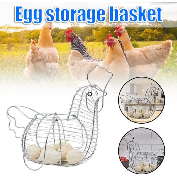storage baskets metal wire basket hen shaped creative fruit egg holder decorative kitchen for household items 2021ing
storage baskets metal wire basket hen shaped creative fruit egg holder decorative kitchen for household items 2021ing