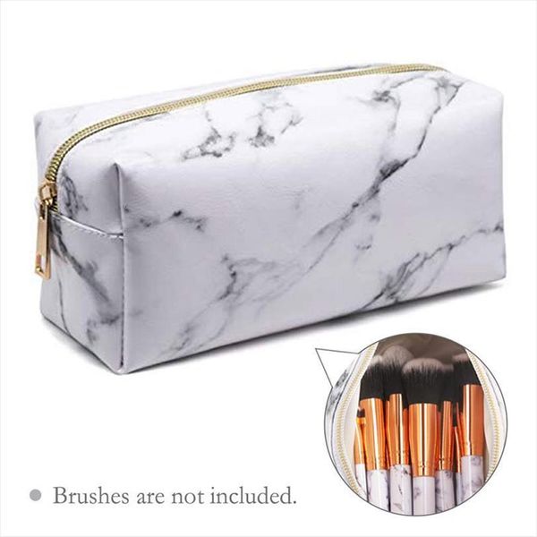 marble makeup travel toiletry cosmetic bag pouch organizer brush holders gold zipper waterproof storage case for women and girls
marble makeup travel toiletry cosmetic bag pouch organizer brush holders gold zipper waterproof storage case for women and girls