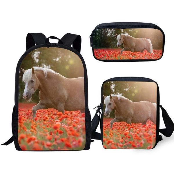 haoyun fashion children's 3pcs backpack set flower horse prints pattern kids school book bags backpack/flaps bag/pen
haoyun fashion children's 3pcs backpack set flower horse prints pattern kids school book bags backpack/flaps bag/pen