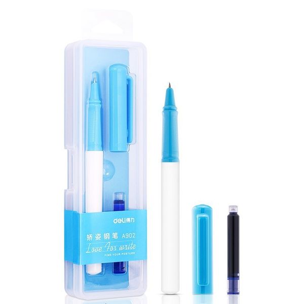 deli a902 primary school children's calligraphy jiaozi zhengzi signature pen set ef dark point light blue
deli a902 primary school children's calligraphy jiaozi zhengzi signature pen set ef dark point light blue
