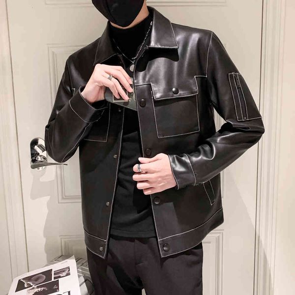 men's leather & faux autumn and winter men's leather jackets pu locomotive fashion fine of casual s-4xl pdty, Black
men's leather & faux autumn and winter men's leather jackets pu locomotive fashion fine of casual s-4xl pdty, Black