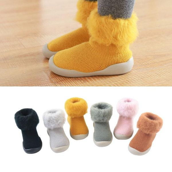 first walkers baby socks kids' toddler shoes boys girls soft rubber soles floor sock winter keep warm knit booties non-slip
first walkers baby socks kids' toddler shoes boys girls soft rubber soles floor sock winter keep warm knit booties non-slip