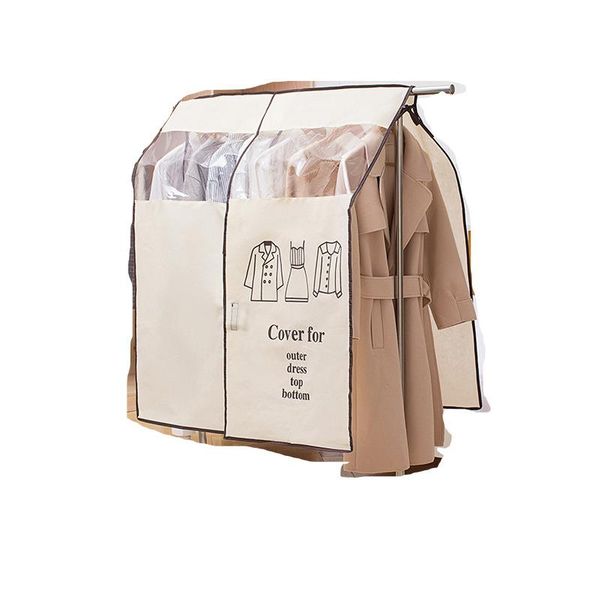 dustproof clothes cover for garment suit dress coat cloth protector home storage clothing & wardrobe
dustproof clothes cover for garment suit dress coat cloth protector home storage clothing & wardrobe