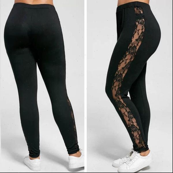 high waist elastic solid color women legging fitness workout clothes side lace mmujer plus size, Black
high waist elastic solid color women legging fitness workout clothes side lace mmujer plus size, Black
