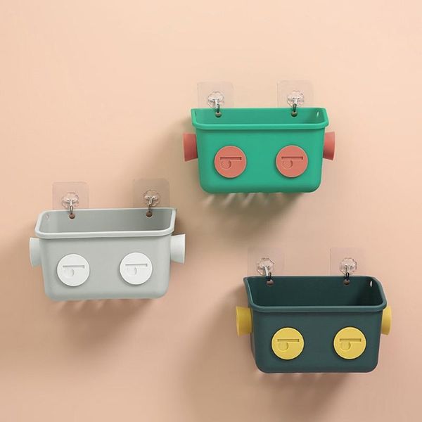 hooks & rails t21d creative robot plastic basket bathroom hanging punch-shower storage box bedside dormitory shelf stationery rack hold
hooks & rails t21d creative robot plastic basket bathroom hanging punch-shower storage box bedside dormitory shelf stationery rack hold
