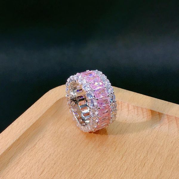 cluster rings real s925 sterling silver glisten 6a zircon 3 row fine jewelry fashion accessories high quality, Golden;silver
cluster rings real s925 sterling silver glisten 6a zircon 3 row fine jewelry fashion accessories high quality, Golden;silver
