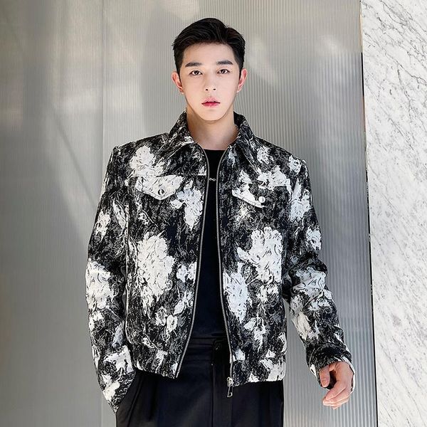 men's jackets korean style fashion loose casual vintage flower short jacket men and women spring autumn trend couple coat unisex, Black;brown
men's jackets korean style fashion loose casual vintage flower short jacket men and women spring autumn trend couple coat unisex, Black;brown