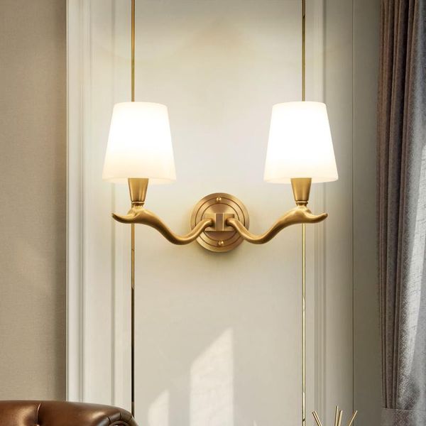 wall lamp jmzm copper minimalist corridor aisle light luxury bedroom bedside tv background led lamps
wall lamp jmzm copper minimalist corridor aisle light luxury bedroom bedside tv background led lamps