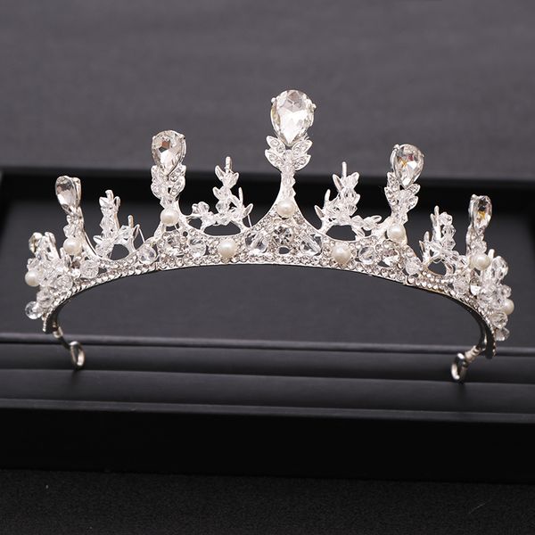 trendy wedding hair accessories silver color crystal pearl headband crown bridal headdress princess crown bridal wedding crowndio chan conta, Golden;white
trendy wedding hair accessories silver color crystal pearl headband crown bridal headdress princess crown bridal wedding crowndio chan conta, Golden;white
